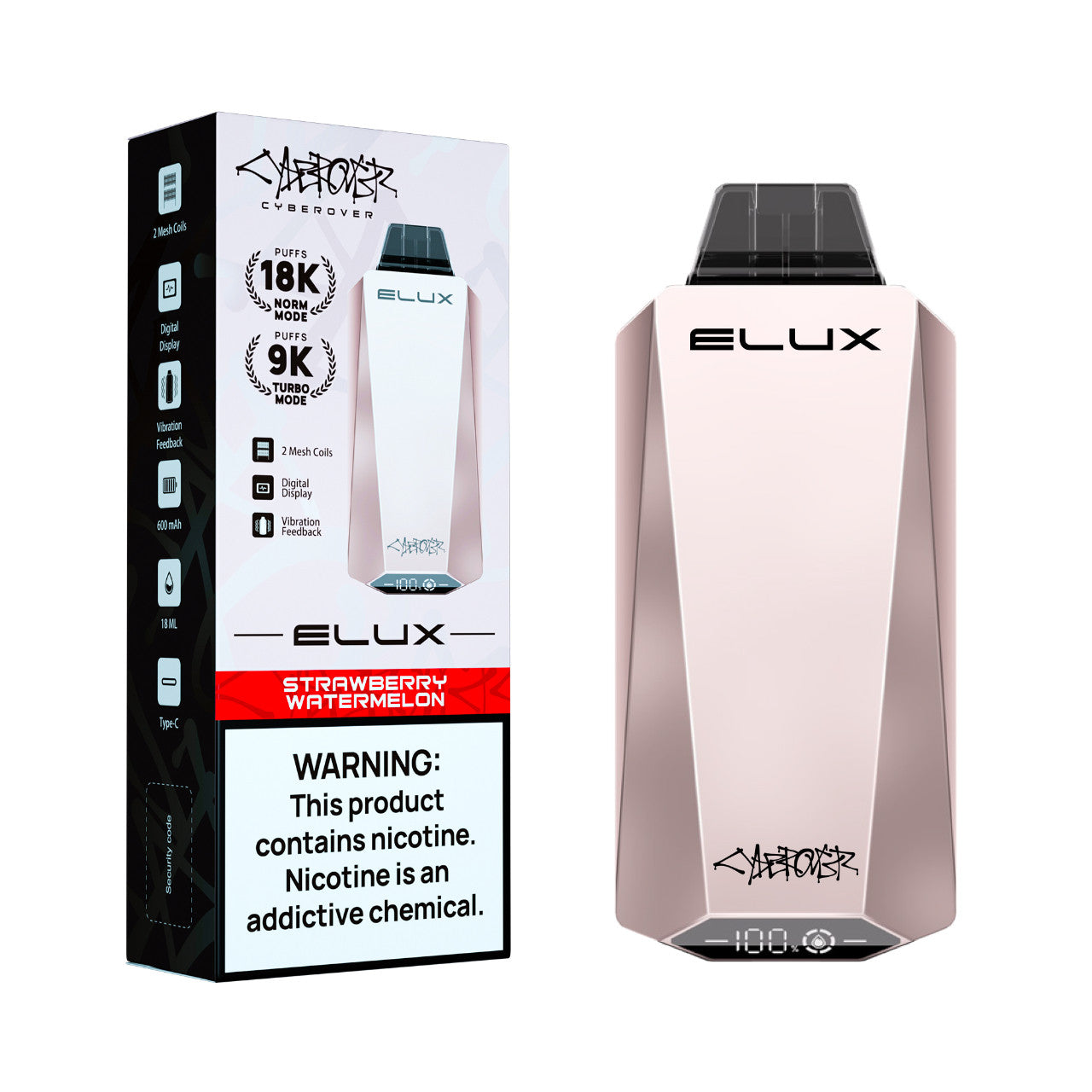 ELUX Cyberover 18,000 Puffs Desechable