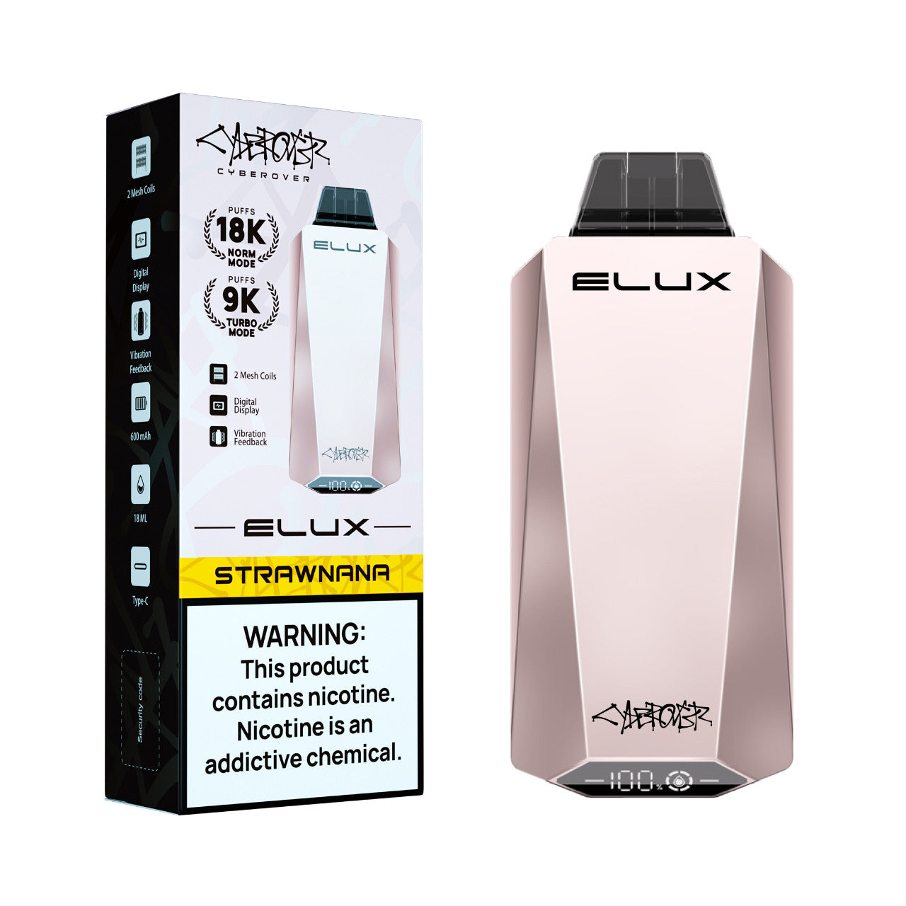 ELUX Cyberover 18,000 Puffs Desechable